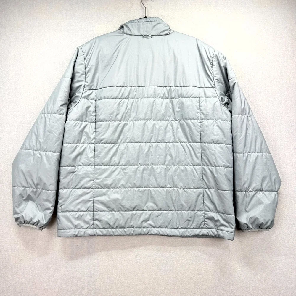 The North‎ Face Insulated Bombay Puffer Jacket Mens XXL Silver Waterproof Zip Up